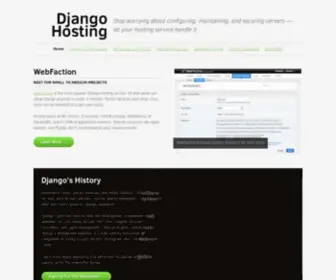 Djangohosting.com(Django Hosting) Screenshot