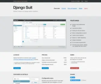Djangosuit.com(Django Suit) Screenshot