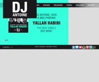 Djantoine.ch(DJ Antoine) Screenshot