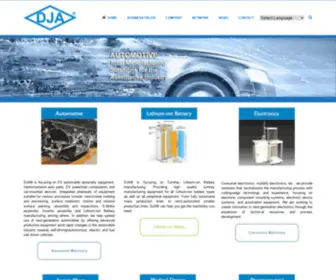Djausa.com(Providing machinery and equipment for multiple industries) Screenshot