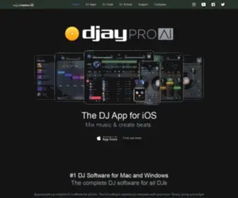 Djay-Software.com(DJ Software and DJ Apps) Screenshot