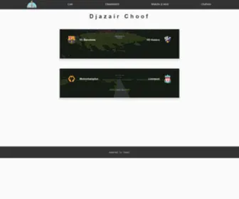 Djazairchoof.com(Djazair Choof) Screenshot