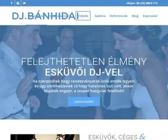 Djbanhidai.hu(DJ.Bánhidai Esküvői DJ) Screenshot