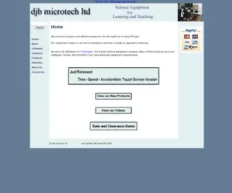 DJB.co.uk(Djb microtech ltd) Screenshot