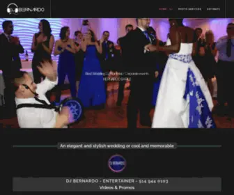 Djbernardo.com(Dj Montreal Wedding) Screenshot