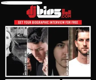 Djbios.com(Custom content by music journalist John Cameron) Screenshot