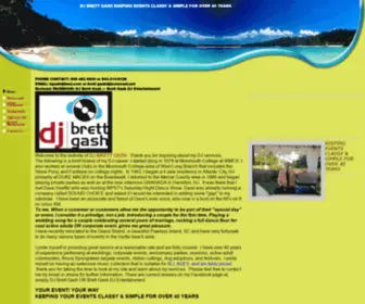 DJbrettgash.com(DJ BRETT GASH KEEPING EVENTS CLASSY & SIMPLE FOR OVER 40 YEARS) Screenshot