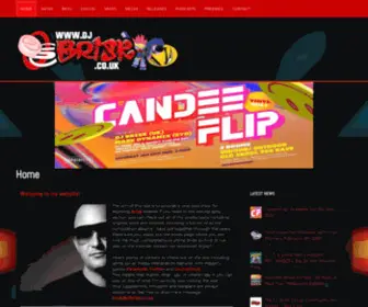 DJbrisk.co.uk(The home of the award winning DJ Brisk) Screenshot