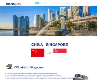 Djcargo.sg(China to Singapore door to door freight service/ Guangzhou ship to Singapore/ China ship to Singapore/ China air freight to Singapore/ taobao ship to Singapore/ alibaba ship to Singapore/ LCL ship to Singapore/ FCL ship to Singapore) Screenshot