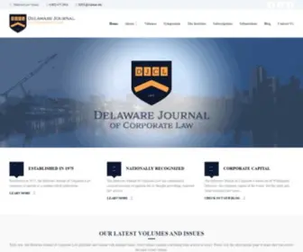 DJCL.org(Delaware Journal of Corporate Law) Screenshot