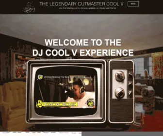 Djcoolv.com(The Official DJ Cool V) Screenshot