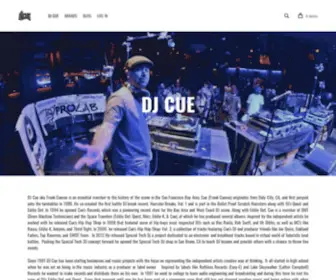 Djcue.com(Official Site of DJ Cue) Screenshot