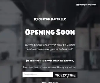 Djcustombaits.com(DJ Custom Baits LLC) Screenshot