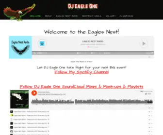 Djeagleone.com(DJ Eagle One Welcome to the Eagles Nest) Screenshot