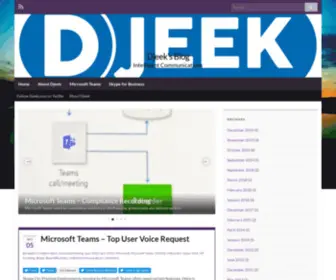 Djeek.com(Djeek's blog) Screenshot