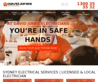 Djelectricians.com.au(Purchasing a new home) Screenshot