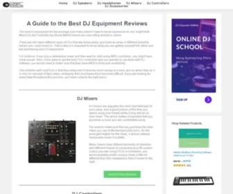 Djequipmentreviews.com(Best DJ EquipmentReviews) Screenshot