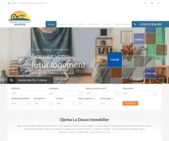 Djerba-Ladouce-Immo.com(Djerba la douce immobilier) Screenshot