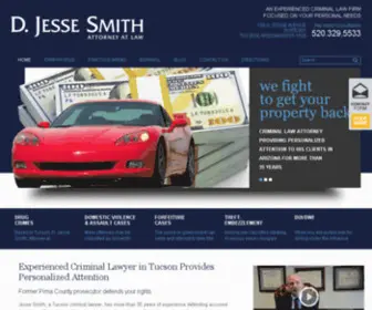 Djessesmith.com(Tucson criminal lawyer) Screenshot