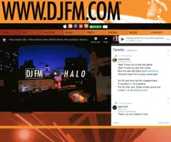 DJFM.com(The Official Home of DJ FM®) Screenshot