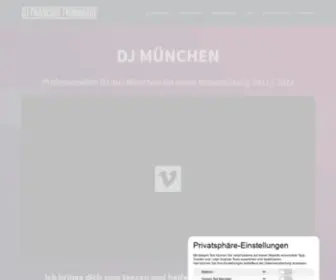 DJfrancoisfrommage.de(DJ München für Hochzeit und Event) Screenshot