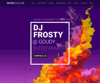 DJfrosty.com(DJ FROSTY) Screenshot