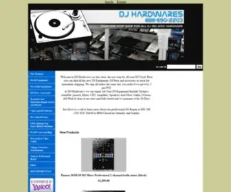 Djhardwares.com(Dj Hardwares) Screenshot