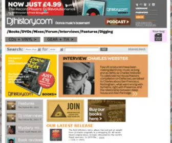 Djhistory.com(DJ History) Screenshot