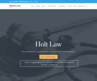 Djholtlaw.com(Holt Law) Screenshot