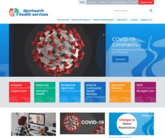 DJHS.org.au(Djerriwarrh Health Services) Screenshot