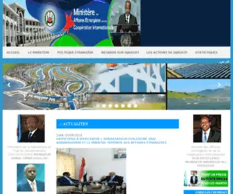 Djibdiplomatie.dj(Affaires étrangères) Screenshot