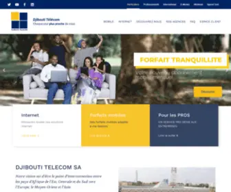 Djiboutitelecom.dj(Djibouti Telecom) Screenshot