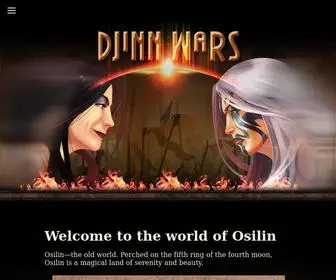 Djinnwars.com(Djinn Wars Official Website) Screenshot