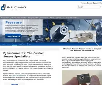 Djinstruments.com(DJ Instruments custom pressure) Screenshot