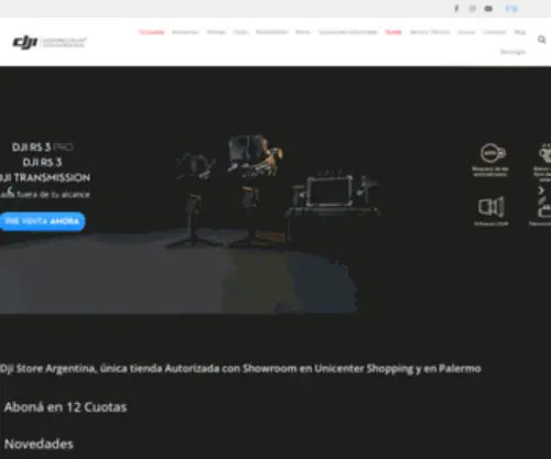 Djistore.com.ar(Dji Store Oficial Argentina) Screenshot
