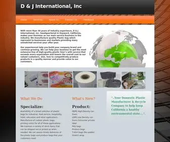 Djius.com(D & J International) Screenshot