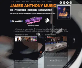 Djjamesanthony.com(Mysite) Screenshot