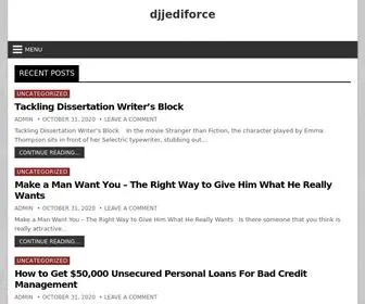 Djjediforce.net(djjediforce) Screenshot