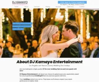 Djkamayo.com(DJ Kamayo Entertainment) Screenshot