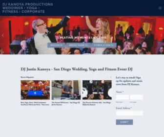 Djkanoya.com(DJ Kanoya Productions Weddings) Screenshot