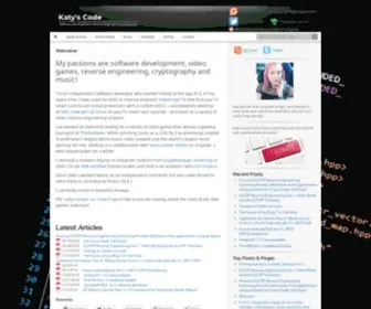 Djkaty.com(Katy's Code) Screenshot