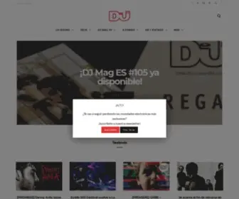 Djmag.es(DJ MAG ESP • La revista de música electrónica más vendida del mundo) Screenshot