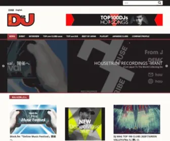 Djmag.jp(DJ MAG JAPAN) Screenshot