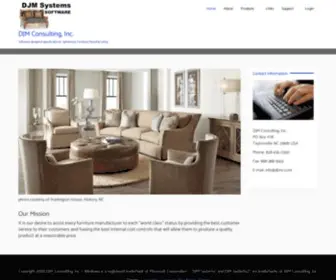 DJMC.com(Software designed specifically for Upholstery Furniture Manufacturing) Screenshot