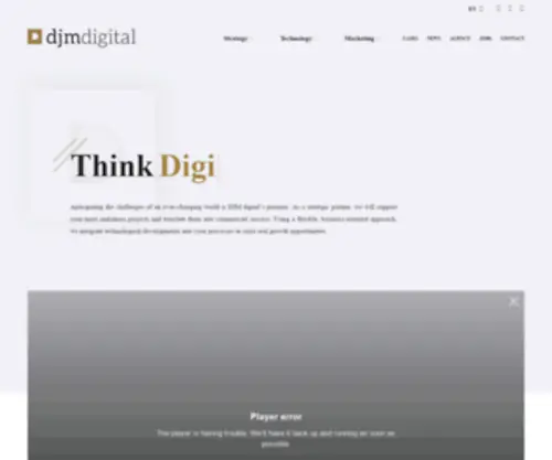 DJM.eu(Digital thinking company) Screenshot