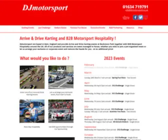 Djmotorsport.co.uk(DJ Motorsport Karting at Buckmore Park Kart Circuit) Screenshot