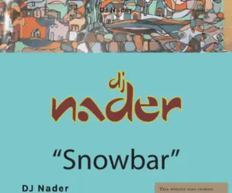 Djnader.com(DJ Nader) Screenshot