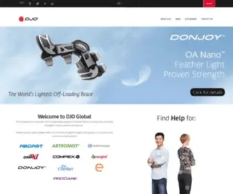 Djoglobal.eu(DJO Incorporated) Screenshot