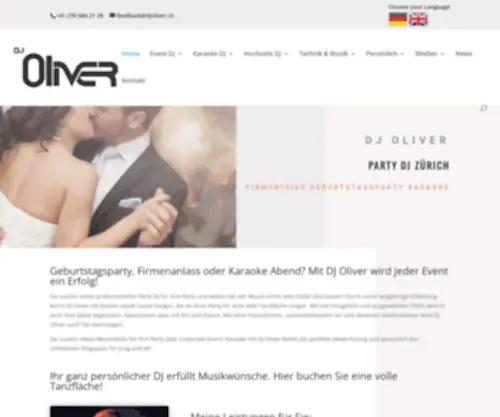 Djoliver.ch(Startseite) Screenshot