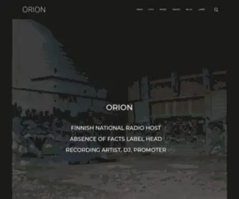 Djorion.fi(The electronic home of Orion) Screenshot